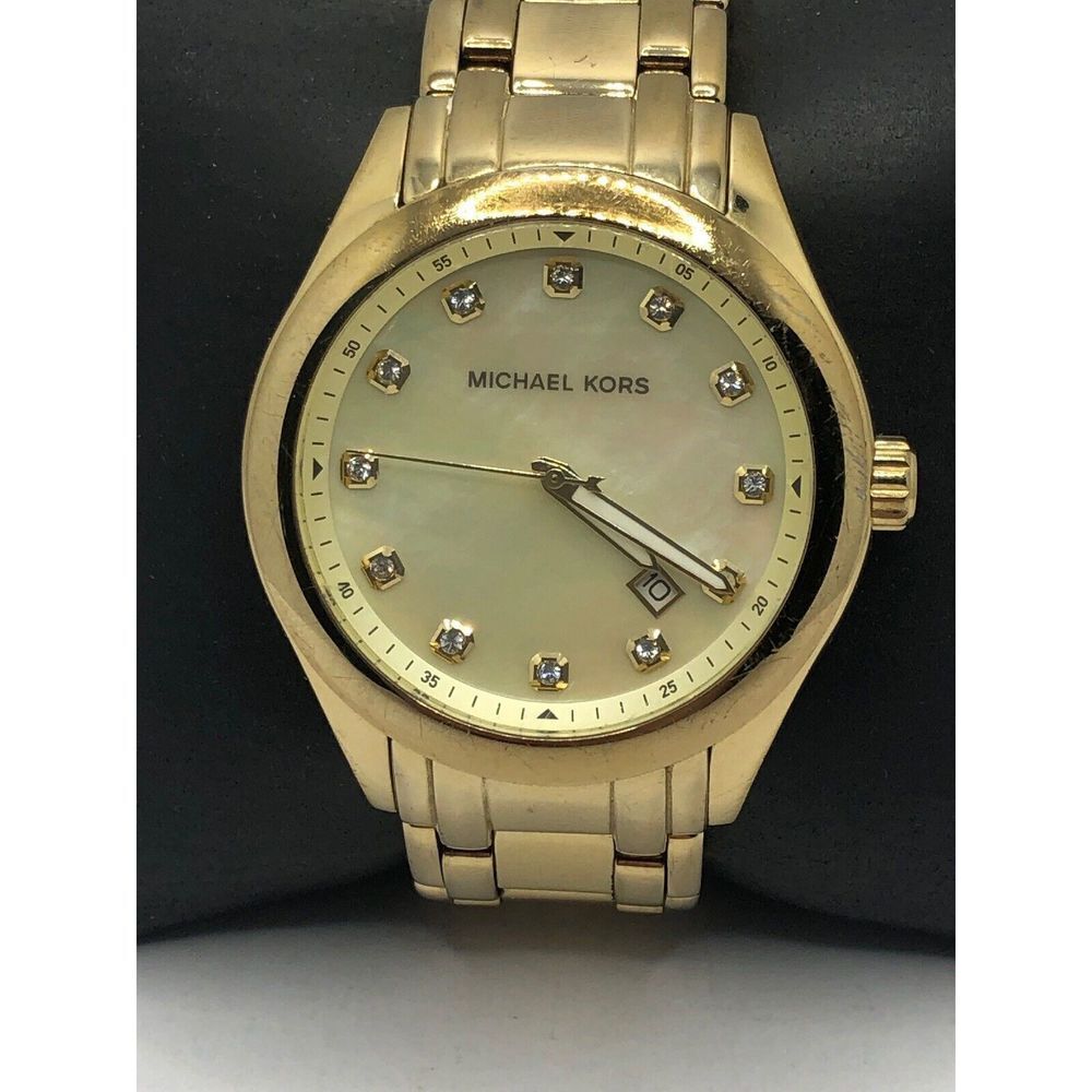 Michael Kors MK5310 Women's Stainless Steel Analog Champagne Dial Watch KS463